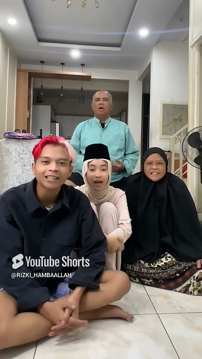 Adam dan Syifa dan mama papa nya tiruin sholawatan yg lagi viral ✨