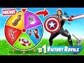 AVENGERS ENDGAME Spin The WHEEL *NEW* Game Mode in Fortnite Battle Royale