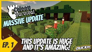 This Massive update is AMAZING! | Colony Survival | Update 0.9 | Ep1