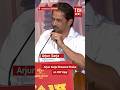 Arjun Sarja Showers Praise on CM Vijay