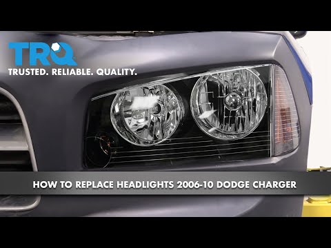 How to Replace Headlight Assemblies 06-10 Dodge Charger