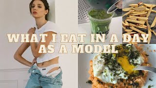 Full day of eating as a model abroad // Easy & Realistic meals