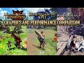 Monster Hunter Rise VS World VS Generations Ultimate - Graphics and Performance Showdown