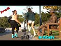 #Cowboy_prank in Sydney  awesome reactions.don&#39;t miss it lelucon statue prank. luco patung