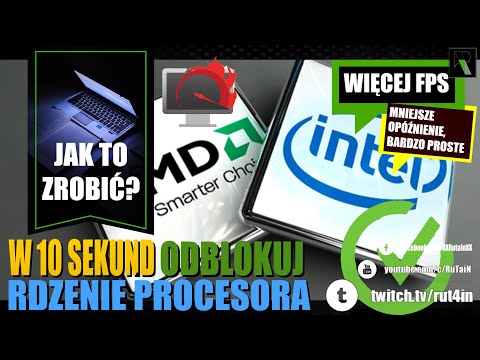 🔧Jak odblokować Rdzenie Procesora w 10 sekund... Max FPS w Grach.