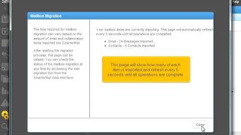 SmarterMail - 17 - Migrate