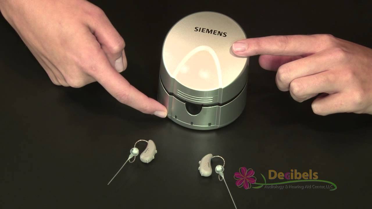 How to Use Hearing Aid Battery Re-charger - YouTube