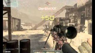 cod mw2 bot sniper test