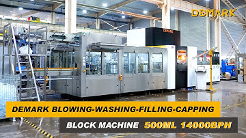 Demark Blowing Washing Filling Capping block machine  500ml 14000BPH
