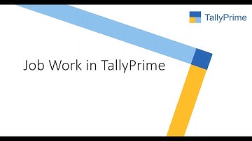 JOB Work in Tally Prime in Hindi