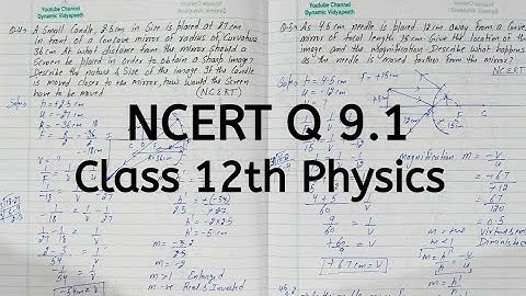Ncert, Q 9.1, Chapter 9, Ray Optics And Optical Instruments, Class 12 Physics