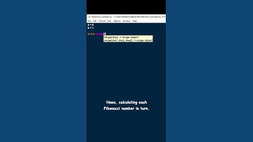 Fibonacci numbers with Python! #python #programming #tutorial #fibonacci