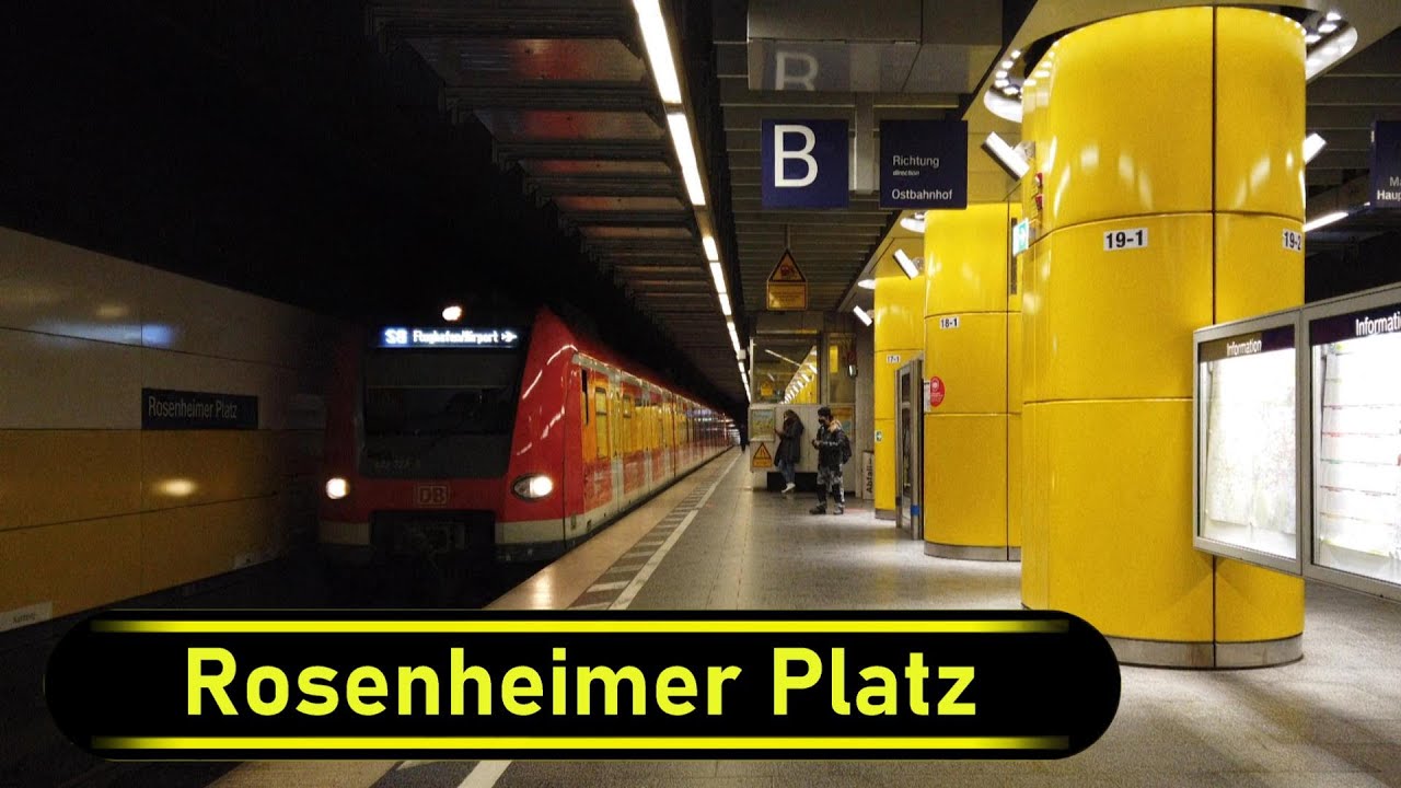 S-Bahn Station Rosenheimer Platz - Munich 🇩🇪 - Walkthrough 🚶