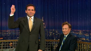 Steve Carell’s New German Characters | Late Night with Conan O’Brien