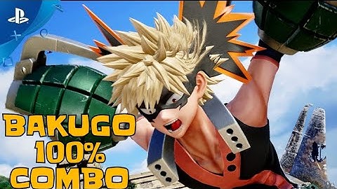 JUMP FORCE Bakugo 100% COMBO + inputs