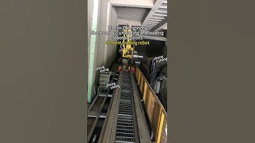 Cement loading robot