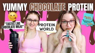 Chocolate Protein That Actually Tastes Good! | Protein World Haul + Review