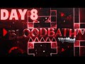BLOODBATH DAY 8 75% // JUMP FROM ACU // GEOMETRY DASH