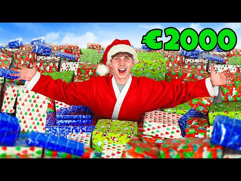 €2000 Kerstcadeaus Weggeven Als Kerstman!