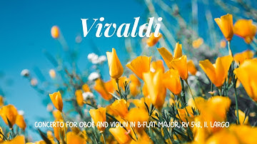 Vivaldi - Concerto for Oboe and Violin in B-Flat Major, RV 548, II. Largo