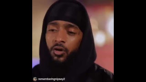 Remembering nipsey hussle