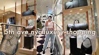 New York City Bergdorf Goodman CHANEL ☆ Louis Vuitton ☆ PRADA ☆ Goyard &  More LUXURY SHOPPING VLOG 