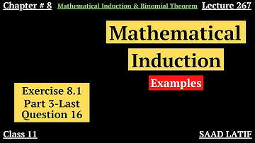 Class 11 Maths | Lecture 267 | Chapter 8 | Ex 8.1 | Proving Proposition using Mathematical Induction