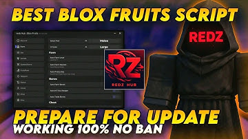 No Key Script Blox Fruit Mobile REDZ HUB 🔥 FRUIT RAIN, AUTO FARM, SEA EVENTS, RAID 1000% WORK