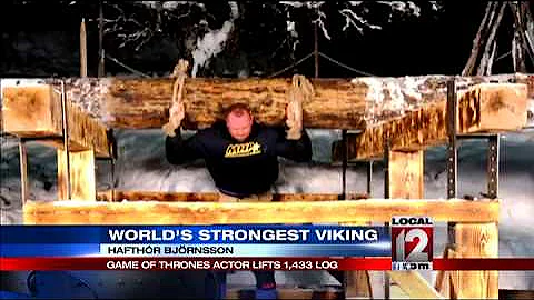 Game of Thrones actor lifts 1,433 pound log, breaks 1,000-year-old record