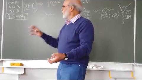 String Theory Lecture - 2 Part - 1/8 by Daya Shankar Kulshreshtha at the Univ. of Oldenburg