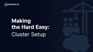 Making The Hard Easy: Cluster Setup