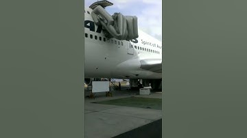 Emergency Escape Slide deployment   of Airbus 747 #viral #trending #shorts