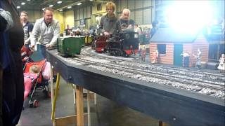 Some brief shots from the National Garden Railway Show 2017 at Peterborough Arena