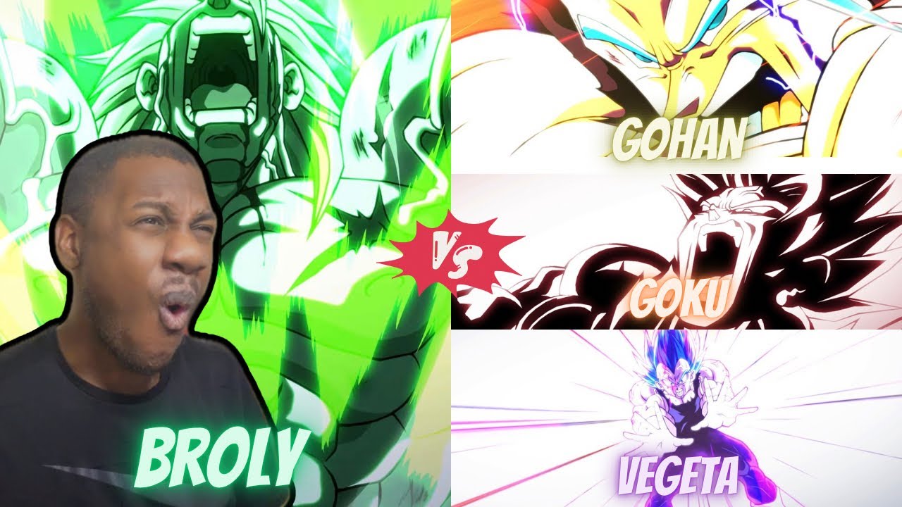 AyoStiff Reacts to GOKU, VEGETA & GOHAN vs BROLY 2 | Fan Animation | MIKOSHIN SAGA · 12