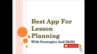 Best app for Lesson Plan | with strategies and skills | Digital ESL | Learn with Me screenshot 4