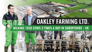 Oakley Farming Ltd. Milking 1650 Cows 3 Times a Day in Shropshire  UK