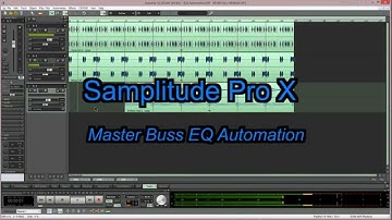 Samplitude Pro X : Master Buss EQ Automation