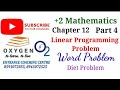 Word Problem(Diet) (Malayalam)| Linear Programming Problem(Part 4)| +2 Mathematics