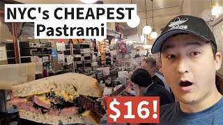 Trying NYC's CHEAPEST Pastrami! S&P Lunch's $16 Pastrami Review