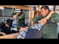 Worlds greatest head  upper body massage by indian barber sohan  asmr  puremassage
