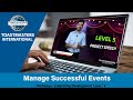Toastmasters Level 5 - Leadership Development //Manage Successful Events