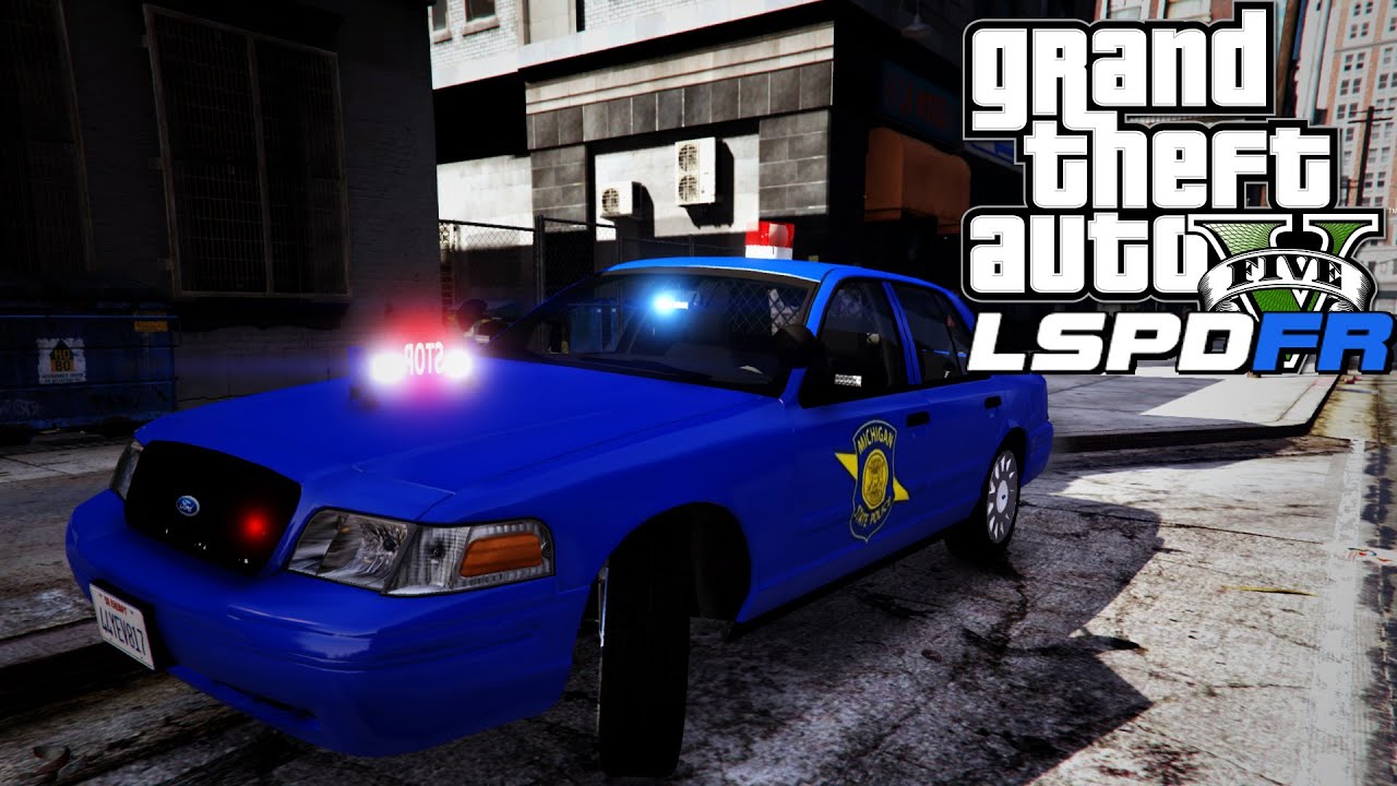 Gta V Lspdfr 51 Michigan State Police Ford Crown Victoria Youtube