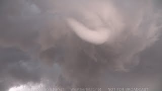 “Cinnamon bun” tornado in Indiahoma, Oklahoma: October 21, 2017