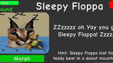 How To Get The “Sleepy Floppa” | Find The Floppa Morphs #roblox #floppa