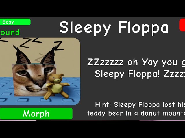 Roblox Find the floppa morphs snow map 21 floppas 