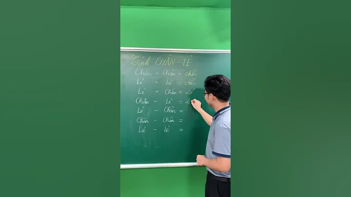 Tính CHẴN - LẺ nhất định phải biết - Lê Mạnh Cường ❤️ #shorts