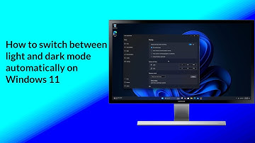 How to Switch Between Light and Dark Mode Automatically on Windows 11