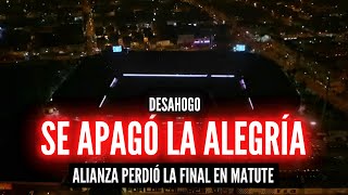 LA U CAMPEONÓ EN MATUTE 🏆 ALIANZA APAGÓ LAS LUCES 💡VARIOS DEBEN IRSE