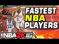 Fastest NBA Players - 99 SPEED ONLY!