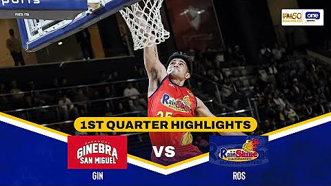 BRGY. GINEBRA vs RAIN OR SHINE | FIRST QUARTER HIGHLIGHTS | PBA SEASON 50 PHILIPPINE CUP | DEC. 18